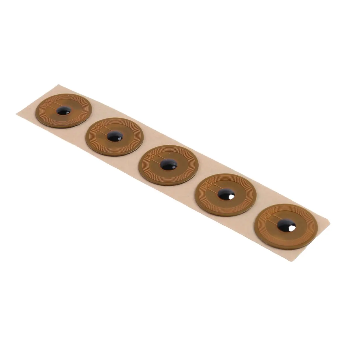 L77A 10mm Diameter High Temperature RFID FPC Tags NFC213 Mini Cards 13.56MHz Anti-Fake Anti-Metal Passive Card 5p