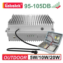 5W/10W/20W MGC 95-105dB Gain Cellular Amplifier GSM 2G 3G 4G Signal Booster Outdoor Repeater 800 900 1800 2100 CDMA 850 1900MHz