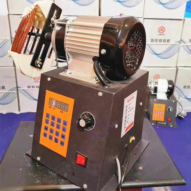 

Small Manual Coil Winding Machine Motor for Inductor Easy-to-Use Desktop Electromagnetic Core Making Machine Tool