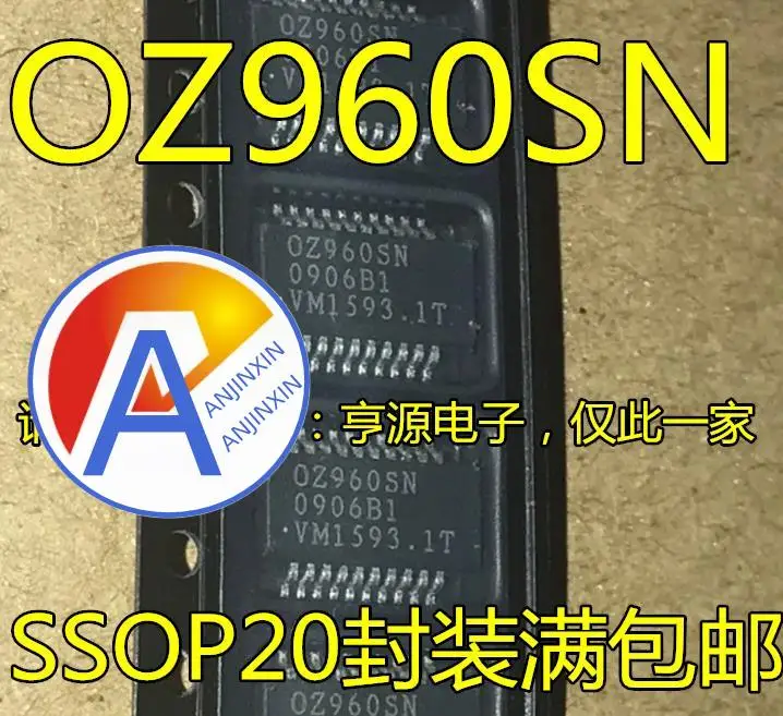 10Pcs 100% Originele Nieuwe OZ960 OZ960SN OZ960GN Lcd Hoogspanning Board Veelgebruikte SSOP-20