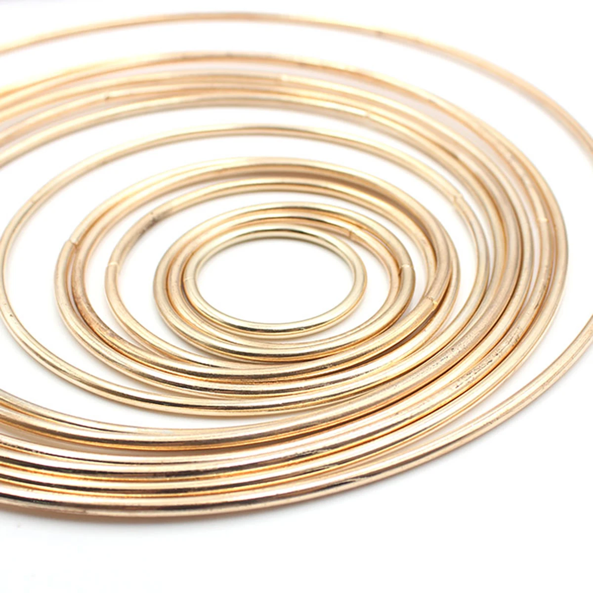 

10 Pcs Dream Catcher Accessories Premium Material Craft Supplies DIY Manual Dreamcatcher Hoop Metal Ring