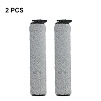 2 Pcs Roller Brush For Redkey W12 3-in-1 Self-cleaning Vacuum Cleaner Sweeping Robot Wet Dry Cordless Vacuum Cleaner Accessories