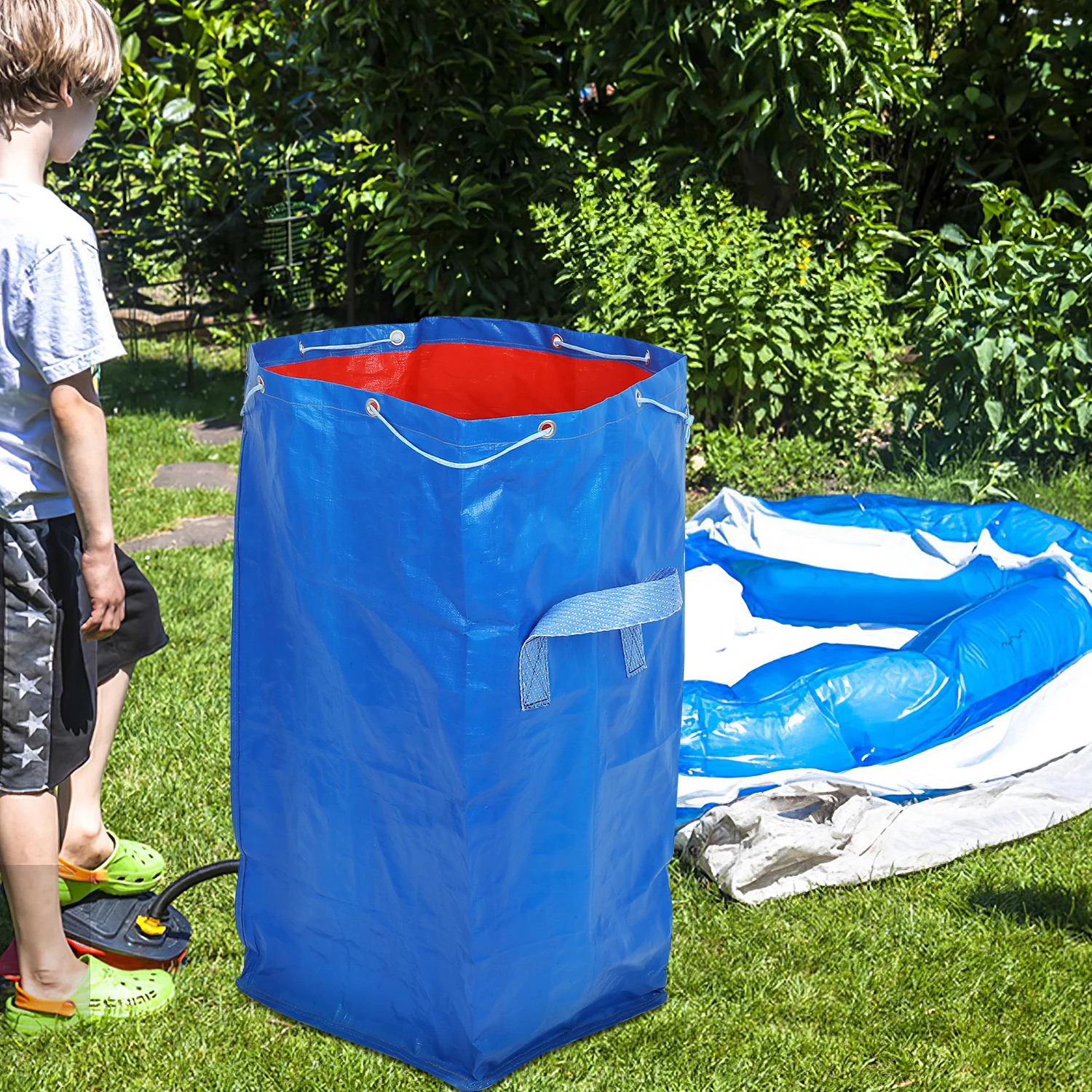 

Extra Large Pool Cover Storage Bag Tote Moving Organizer Jumbo Size Packing Reusable Bags for Clothes Comforter Pillow Duffel