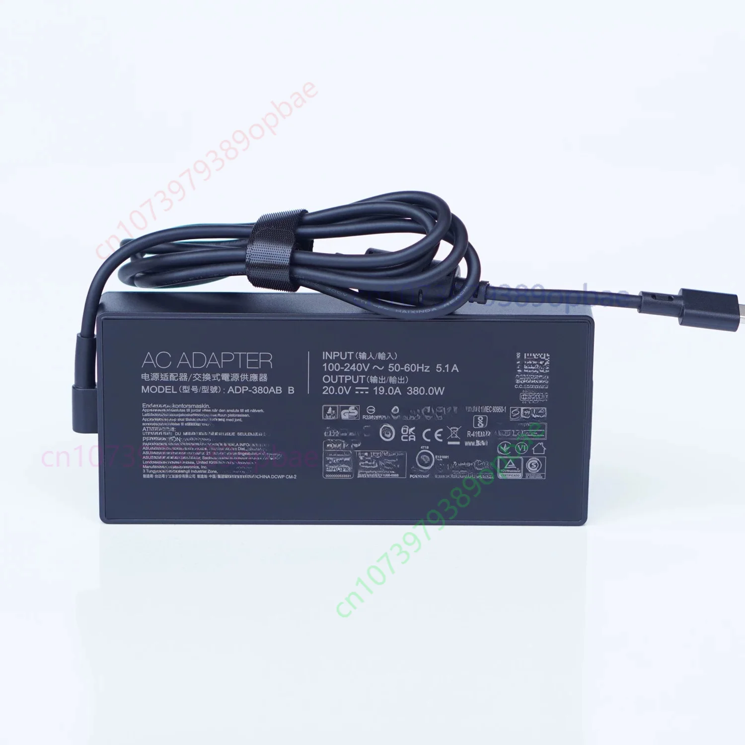 For ASUS 380W AC Adapter 20V19A ADP-380AB B For ROG Strix Scar 9 Plus G635L Laptop