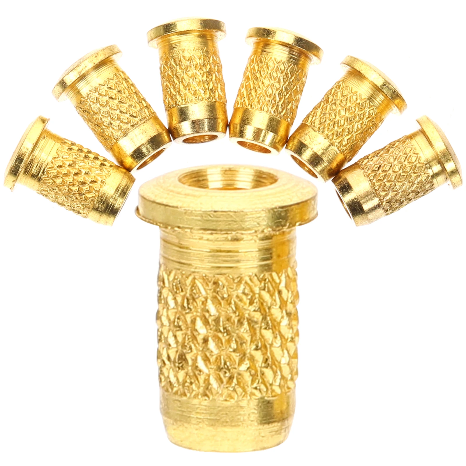 

6Pcs Durable Guitar String Caps Ferrules Electric Guitar String Holders Through Body Buckles Musical Instrument Parts