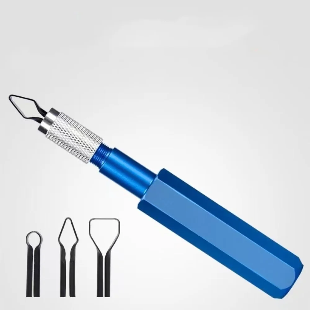 

Набор инструментов для укладки спортивных ПВХ-покрытий - для внутренних и внешних углов, с приварочными стержнями, инструментом для обрезки, скребком с O/V/прямыми лезвиями