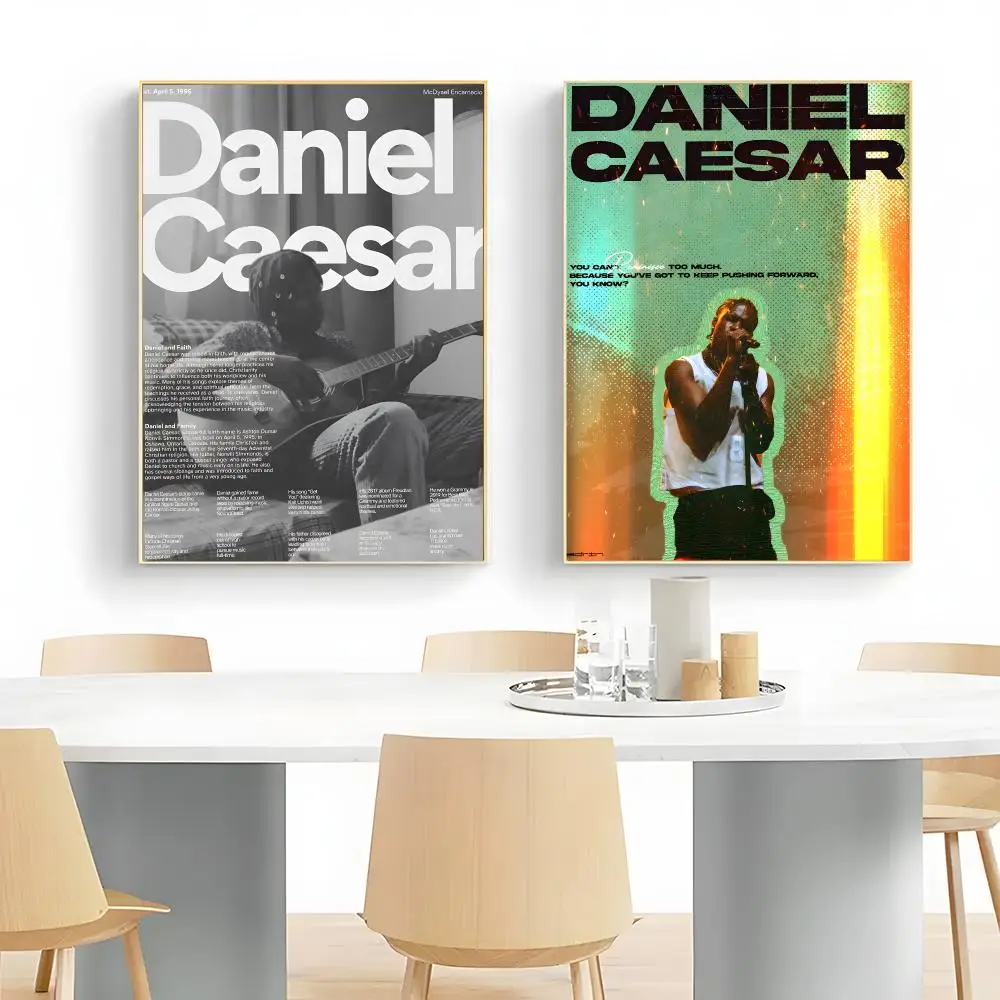 Soulful Singer D-Daniel Caesar Poster Wall Art Print Decorative Mural Home Decor Gift Unframed
