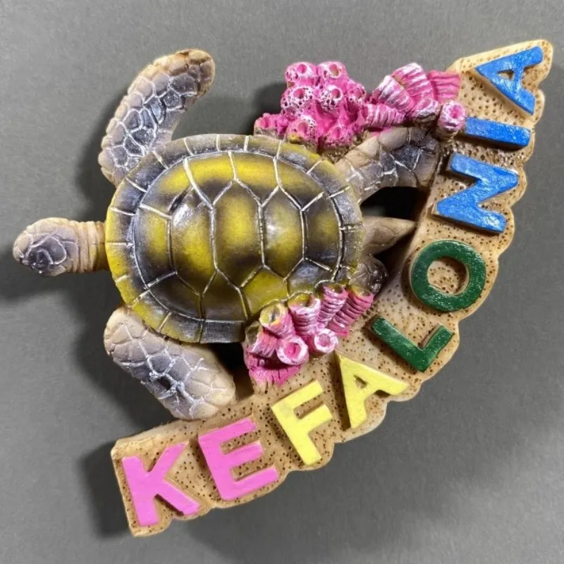 اليونان كريت مغناطيس الثلاجة Chalkidiki Kefallinia الهدايا التذكارية السياحية الثلاجة ملصقات المغناطيسي ديكور المنزل هدايا الزفاف