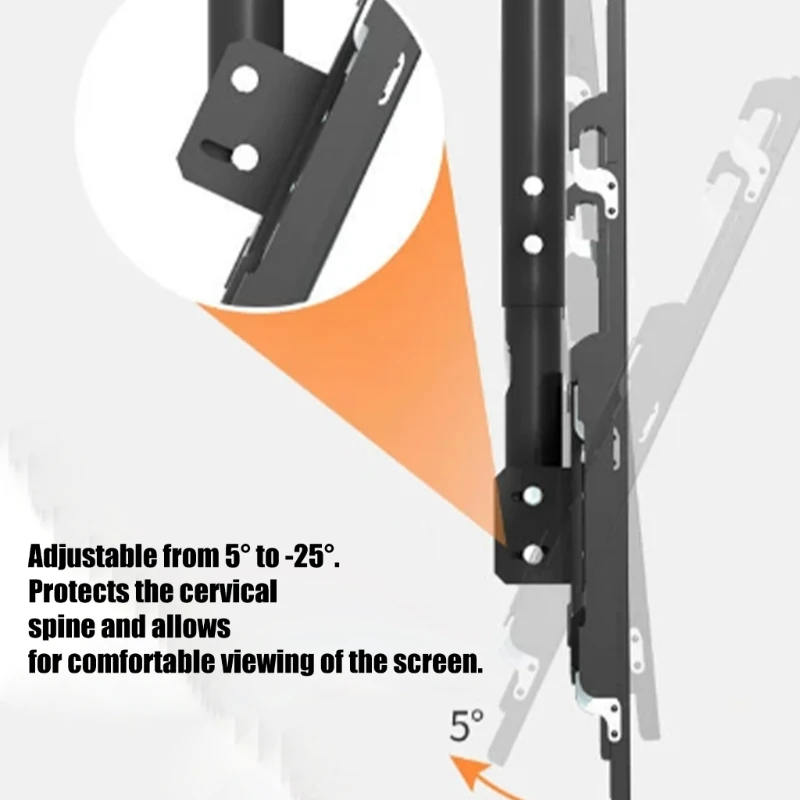 Soporte TV de pared universal de metal resistente con rotación - imagen 4