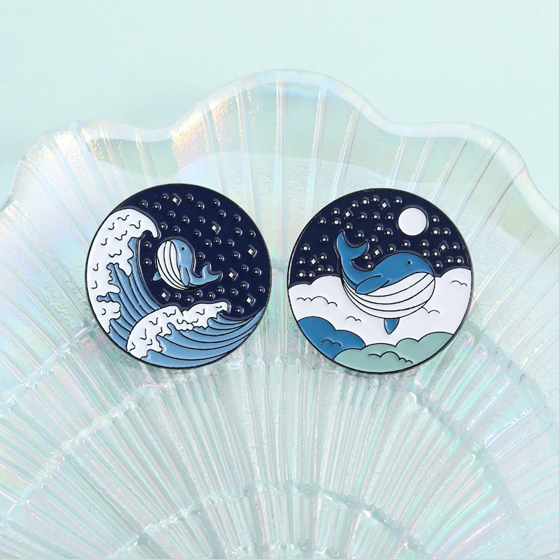 Mysteriöse Universum-Weltraum-Kollektion Emaille-Pins Sci-Fi Weltraum-Roboter Astronauten Katze Raumschiff Brosche Astronomie-Abzeichen Schmuck Geschenk – Detail 18