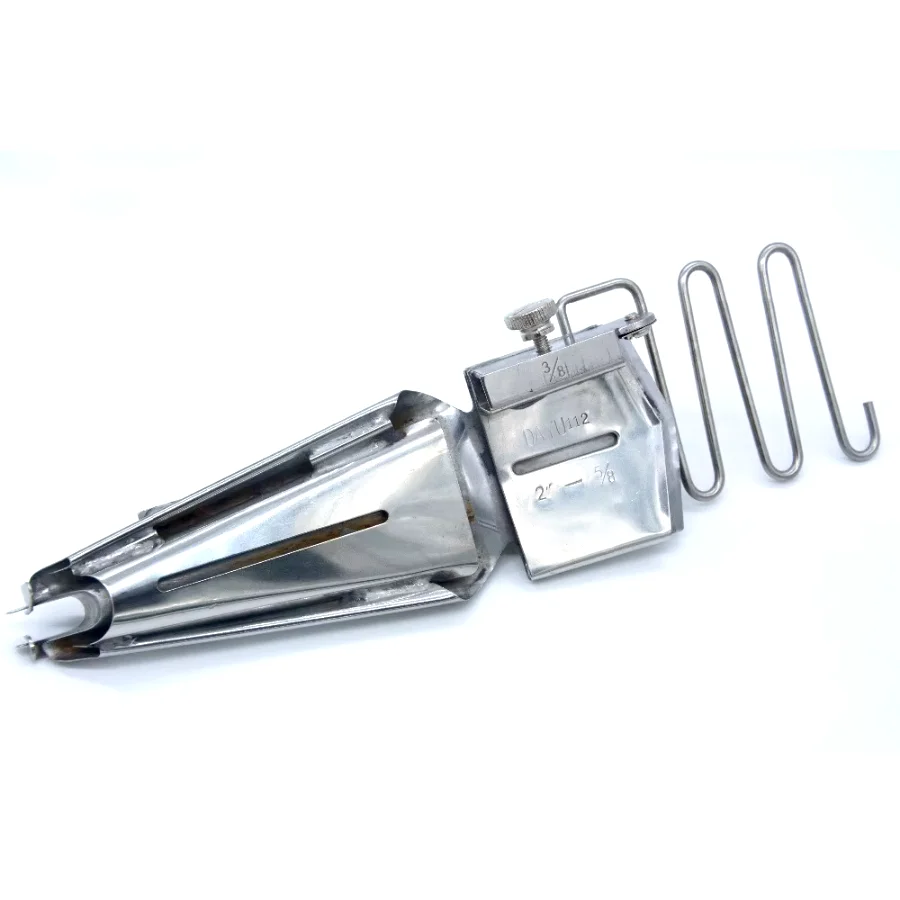 

Dayu112 Right Angle Binder For Swim Wear,By Inserted Elastic double Side Folder For 2/3 Needle Cover Stitch Machine DAYU 112