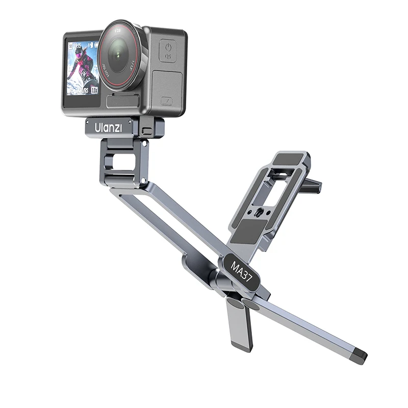 Ulanzi MA37 Quick Release Mini Tripod for DJI Osmo Action 5 Pro/4/3 for Travel Selfies Food Exploration Sports & Event Recording