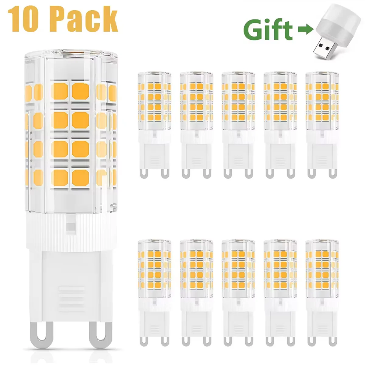 10Pcs G9 Led Ac 220…