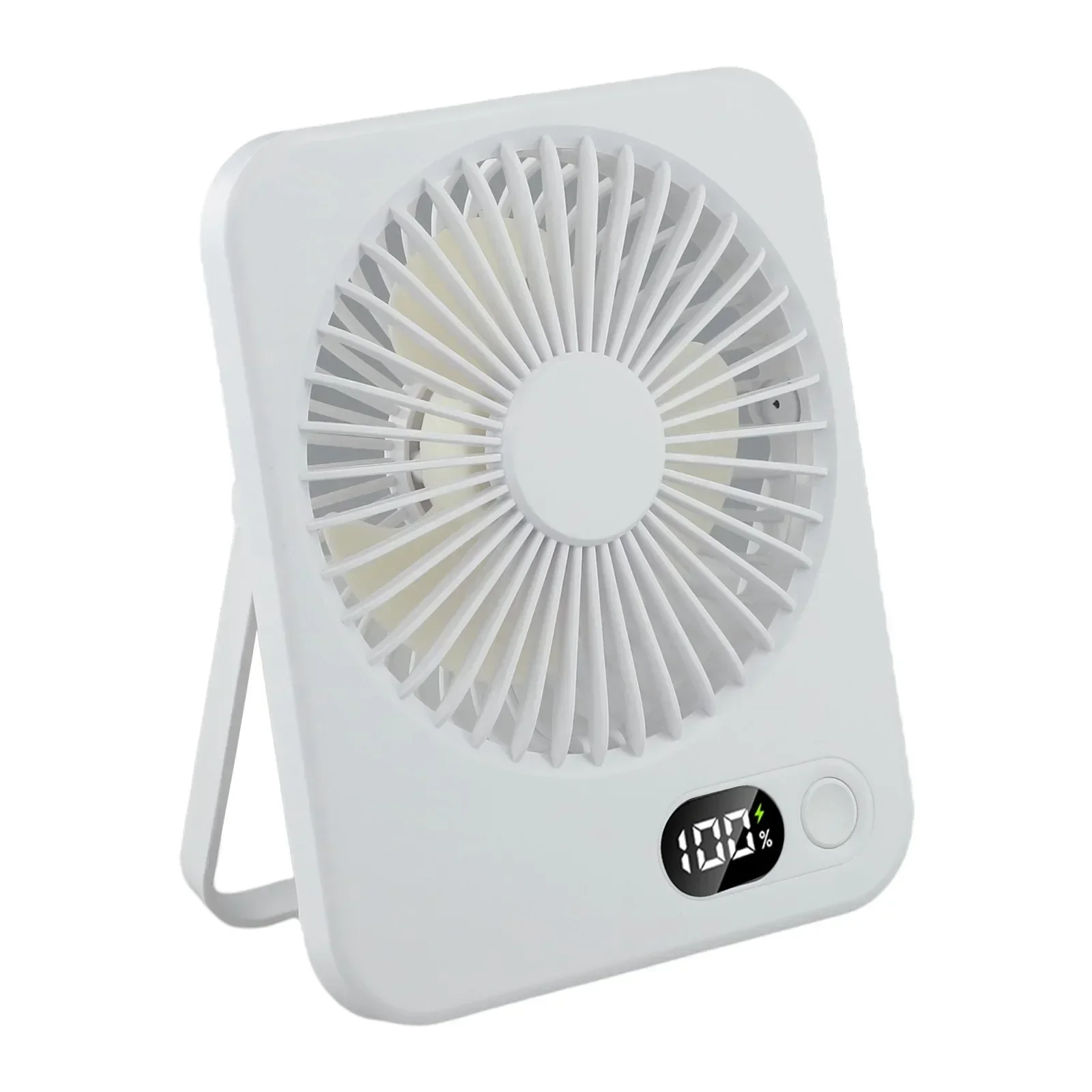 Portable Desktop Fan Adjustable Speed Air Circulator Air Circulator Plastic Thin Body Design Five Speed Adjustable