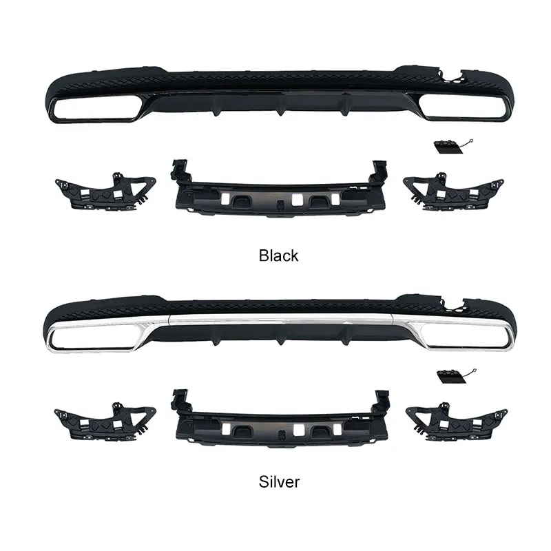 

Dream Garage E63 Стиль Автомобильный подтяжка лица Задний бампер Корпус Задний диффузор для BENZ E Class W212 Спортивный полипропиленовый диффузор 2014-2016