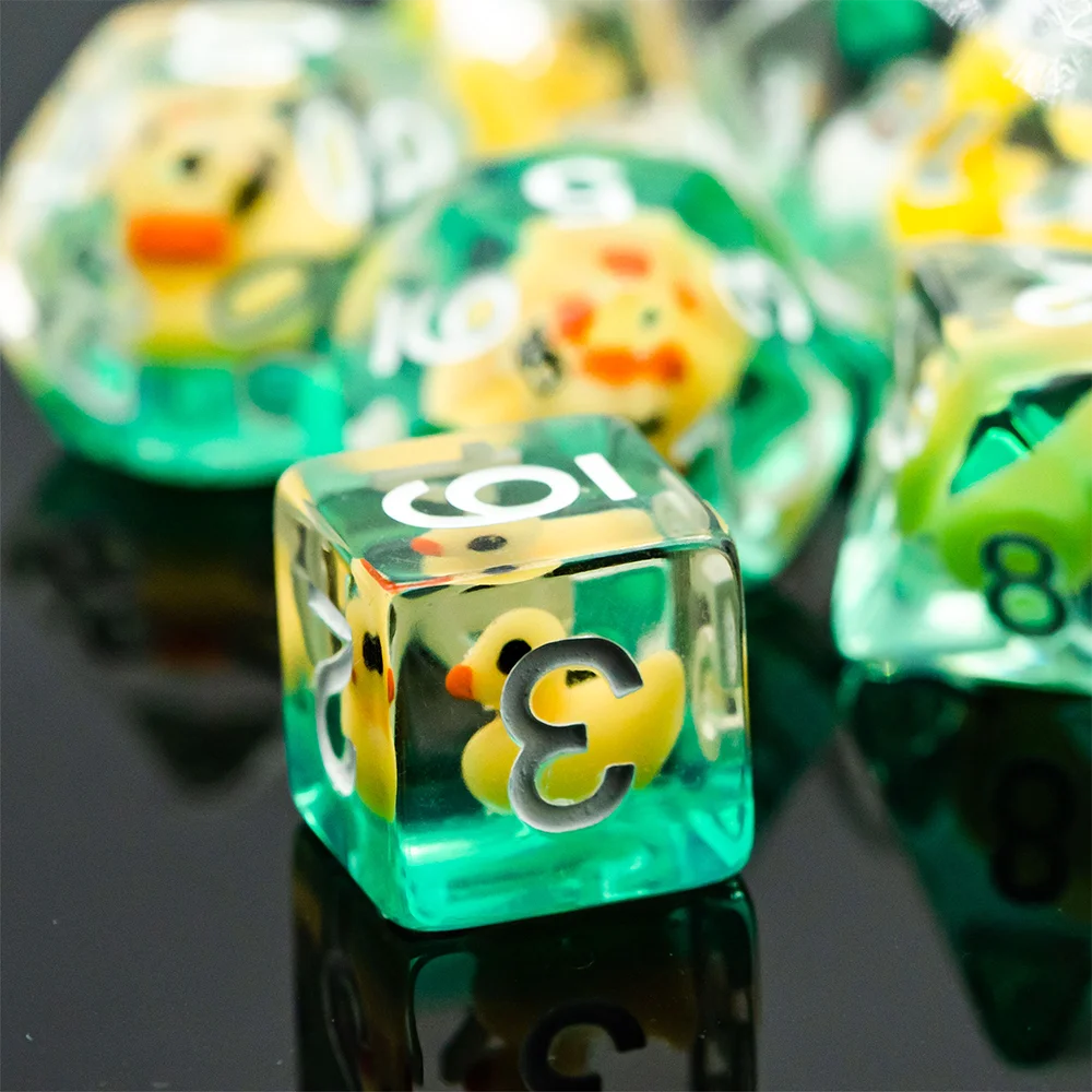 

Cusdie 7 шт. / Набор животных D & D Кости смола D4 D6 D8 D10% D12 D20 Симпатичные многогранники DND Игры Ролевые игры Настольные игры RPG Кости