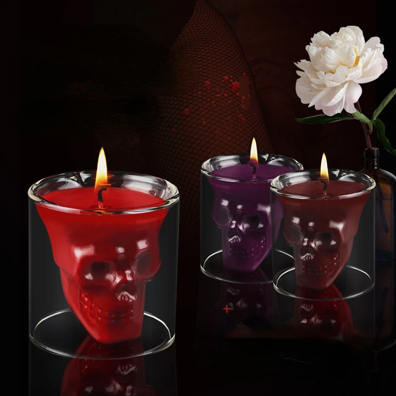 

Skeleton Cup Low Temperature Candle Flirting Teasing Aromatherapy Massage Candles BDSM Erotic Tools Sex Toys for Couples