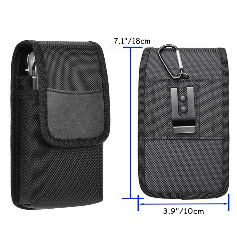 

Vertical Phone Cover Flip Case For Samsung S26 Edge S25 FE S24 Ultra S22 S23 Plus Universal Leather Waist Bag Belt Clip Pouches