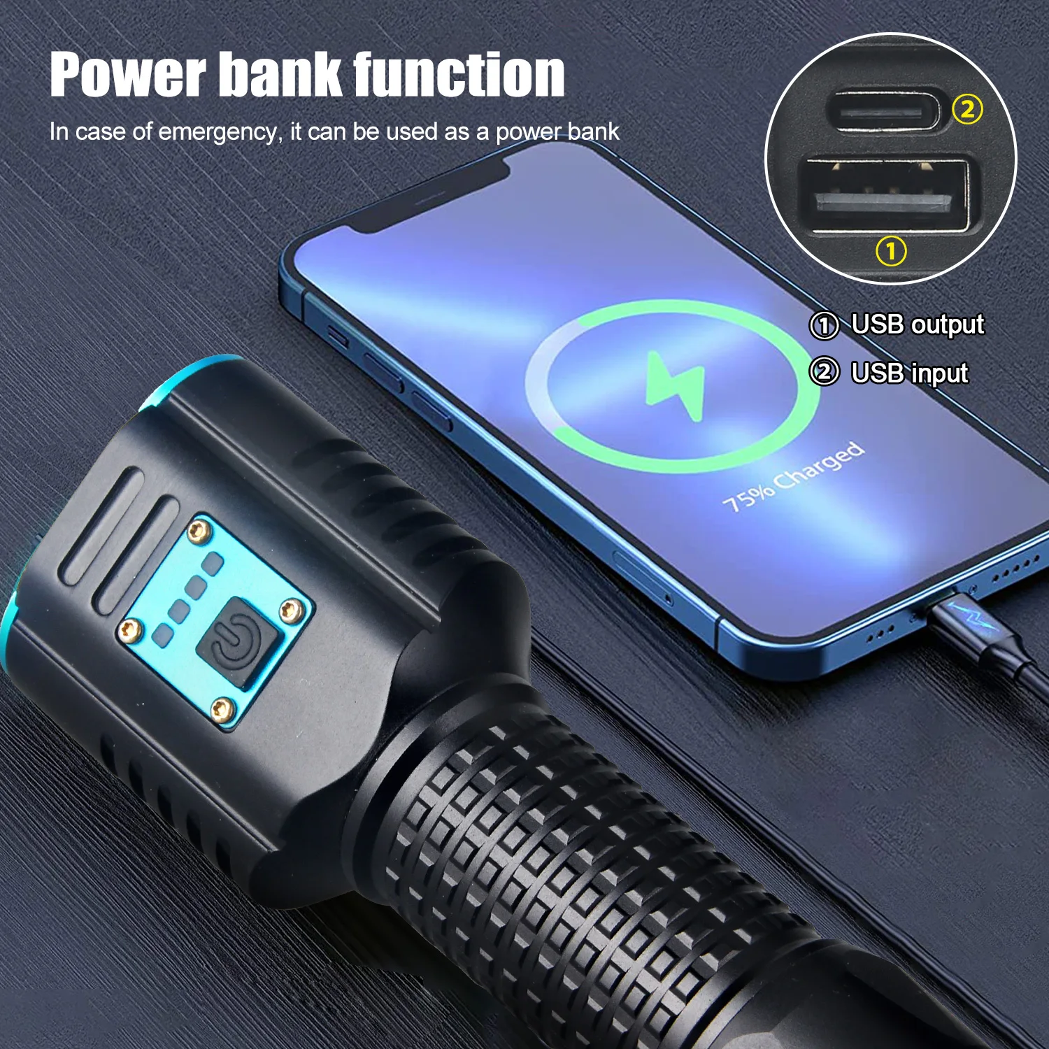 2 in 1 White+Ultraviolet 365nm UV Flashlight 30W BlackLight Torch Pet Cat Dog Urine Stains Detector Fluorescent Oil Pollution