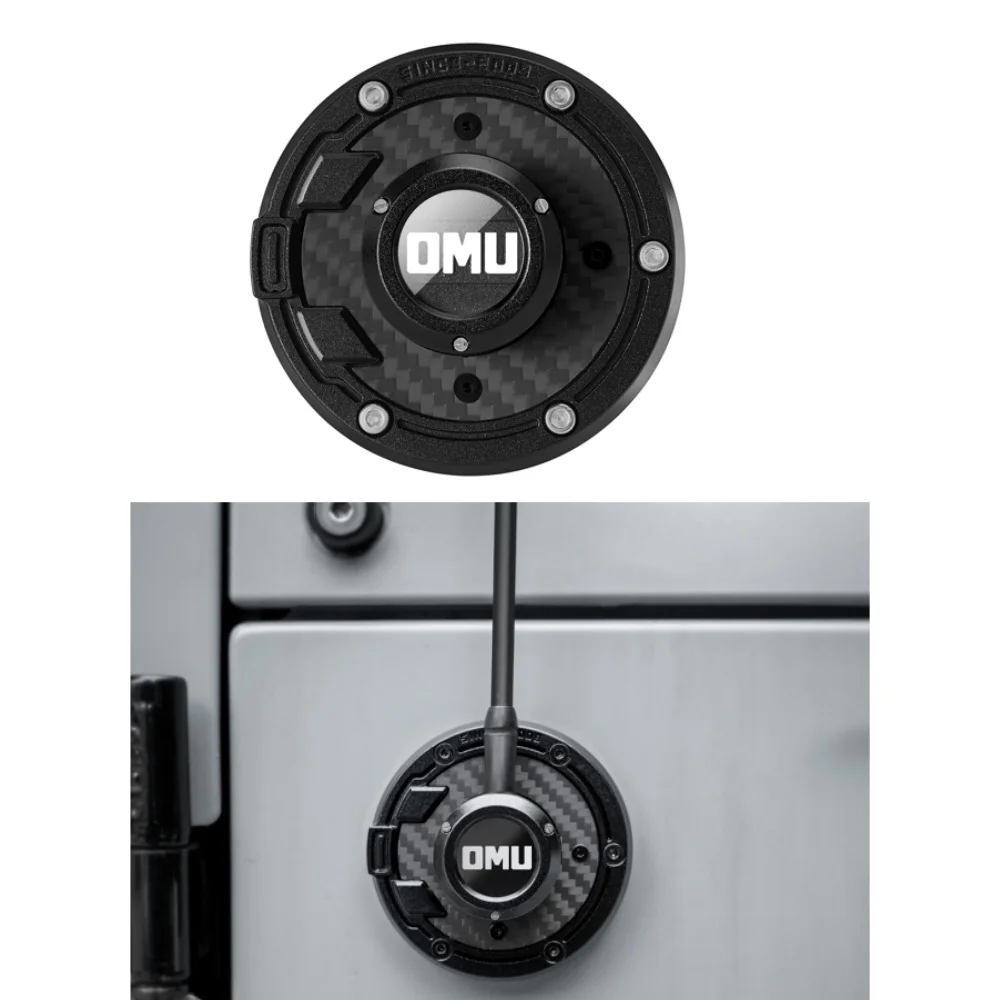 

Aluminum Alloy Antenna Cover For Jeep For Wrangler JK 2007-2017 JL 2018+ OMU004