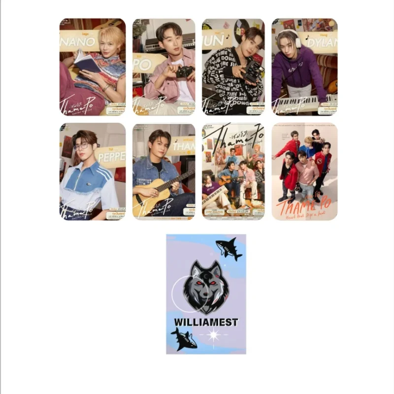 

8 шт./компл. плакат LYKN Williamest без повторения, тайский телевизор, эта Po Heart That Skips A Beat Drama Stills, фото, двусторонние печатные карты