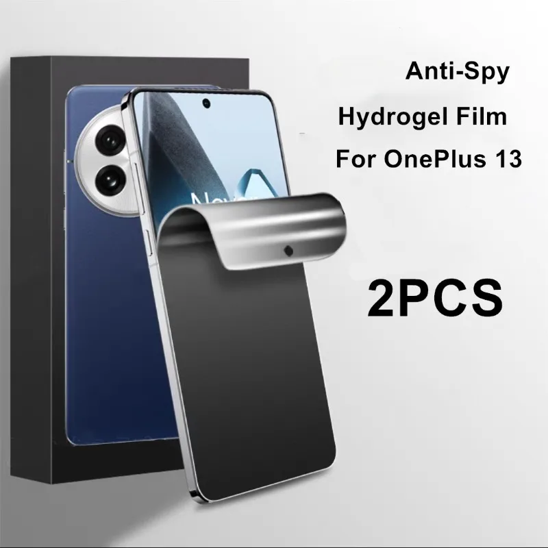 

2PCS/Kit Anti-Spy Screen Protector For OnePlus 13 12 11 ACE 3 Pro OnePlus13 Matte Anti-peeping Soft Privacy Hydrogel Film Cover