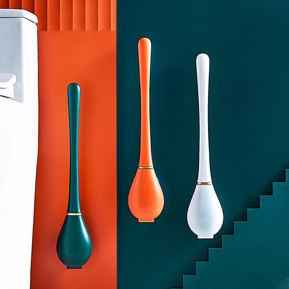 

1Pcs Long Handle Toilet Brush Wall Mounted Household Bathroom Cleaning Tool Practical Easy Use Toilet Cleaning Supplies