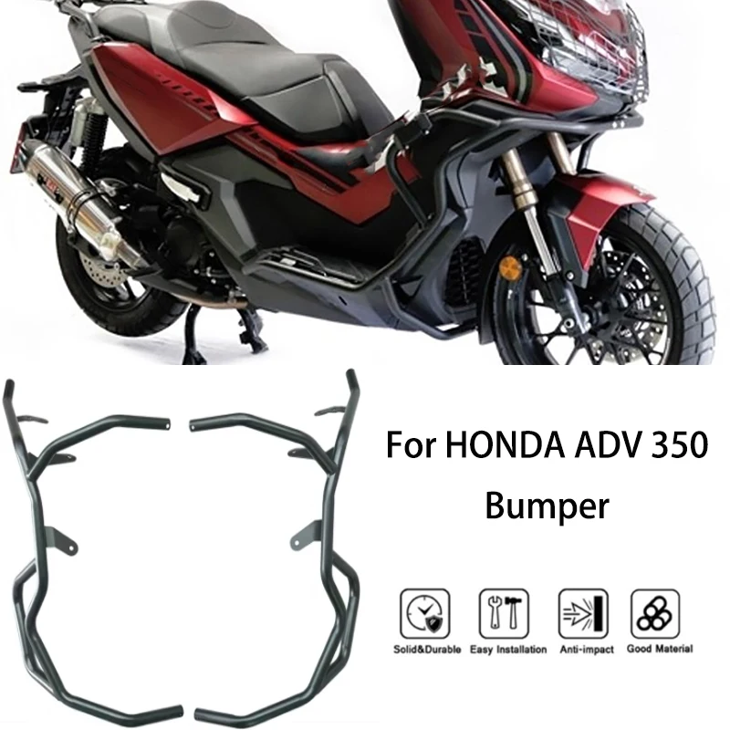 MTKRACING-parachoques de motor para motocicleta, barra de choque, jaula, Protector de marco de motor, accesorio para HONDA ADV 350 2022-2024