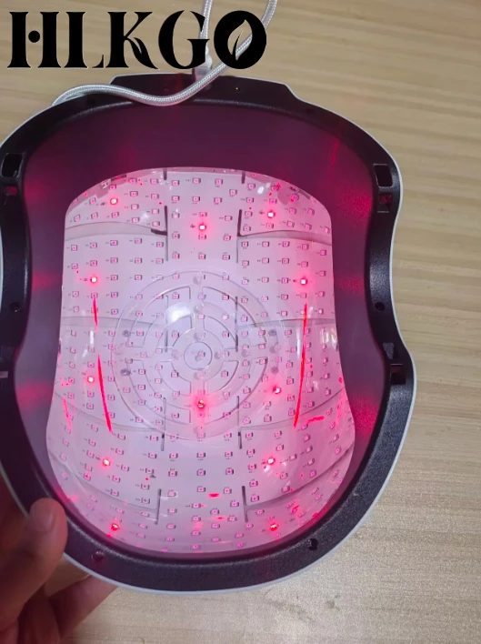 LED Photobiomodulation Helmet 810nm 1050nm 660nm for Brain Stimulation Neuro Cap Infrared Device 436 Diodes
