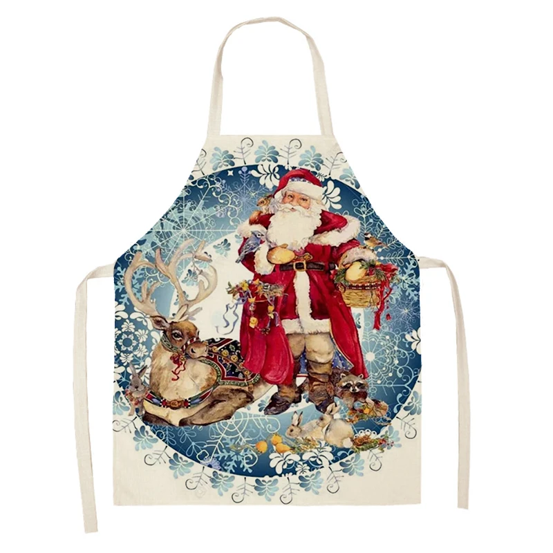 Women\'s kitchen apron Anime modern style Restaurant chef barber barman apron Waterproof apron for menand child painting apron