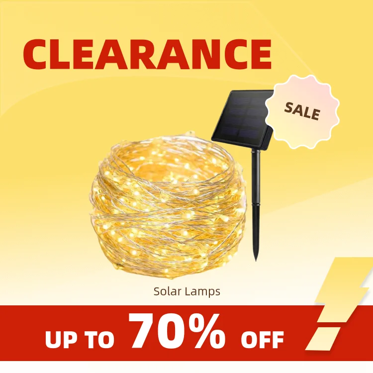 

Clearance_100 светодиодная солнечная фея, водонепроницаемая гирлянда из медной проволоки, гирлянда для рождественской вечеринки, лампа на солнечной энергии для наружного сада W