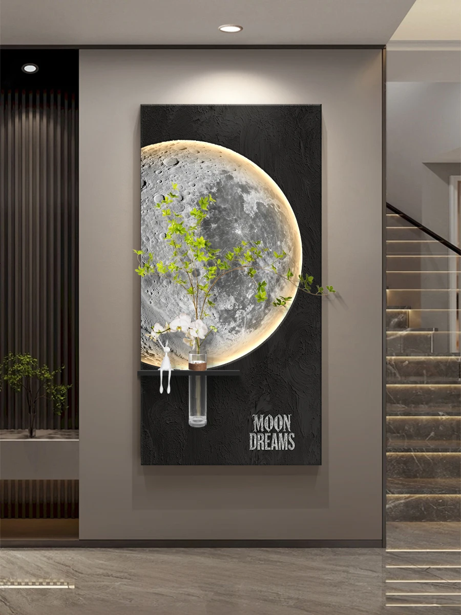 Peinture de décoration d'entré - Hanging Moon Lamp avis et prix