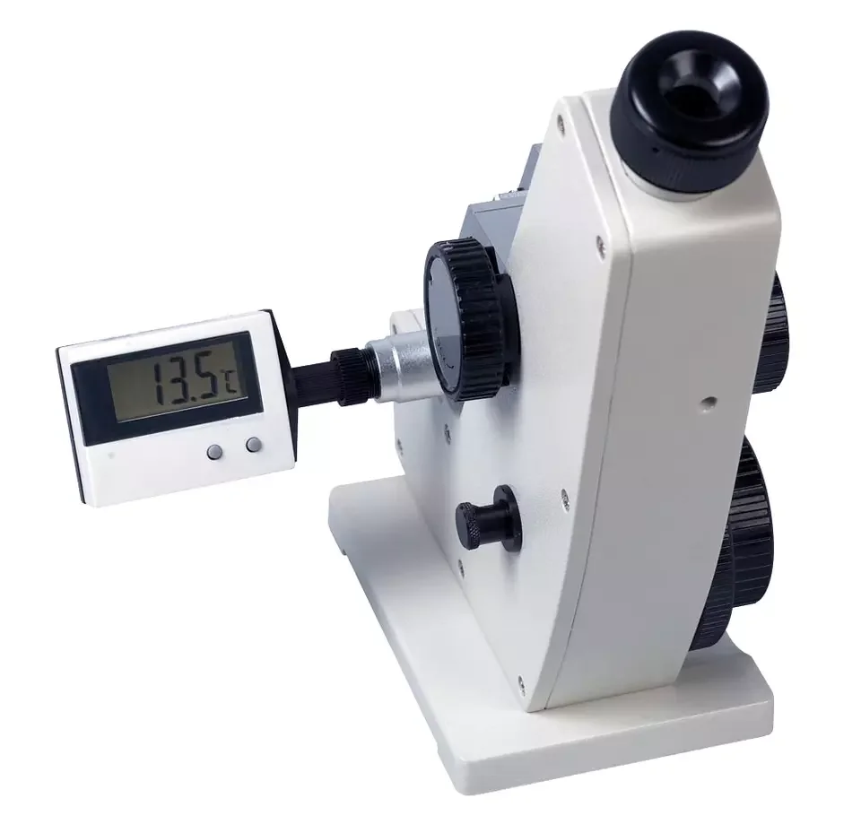 Abbe Refractometer Monochromatic Refractometer Monocular Abbe Brix Refractometer Refractive index nD 1.3000-1.7000