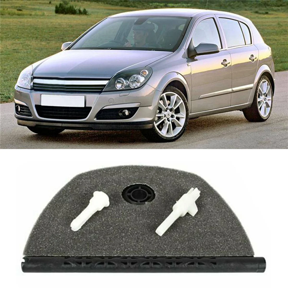 6X Kit de reparación de carcasa de soplador de aleta de recirculación de aire 1802742K,1802742,93196653,6802059,93181045 para Vauxhall Opel Astra G