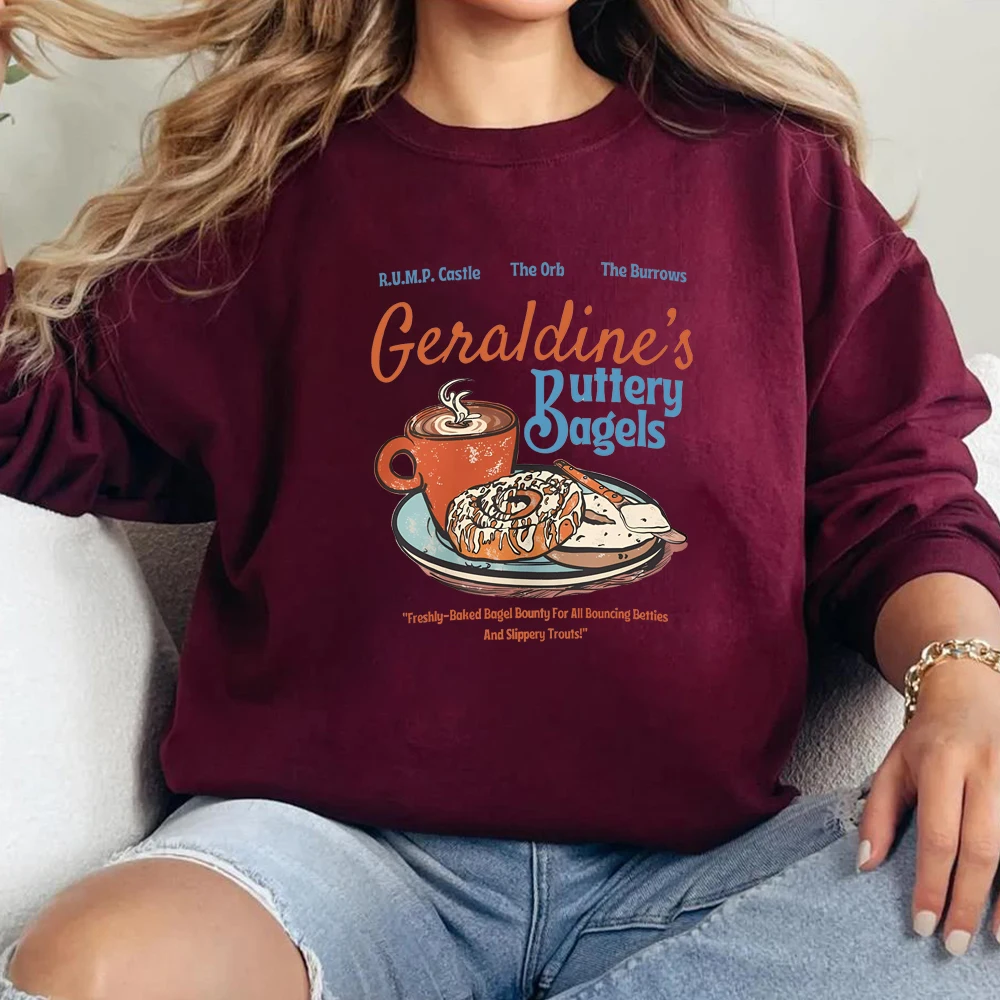Geraldine\'s Buttery Bagels Sweatshirt Zodiac Academy Shirt Grus Bakery Almighty Sovereign Society ASS Club Bookish Sweatshirts