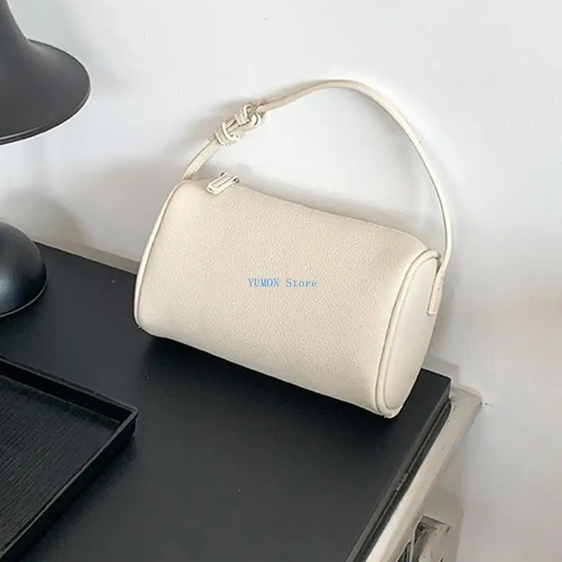 حقيبة كتف D0UD الأنيقة الأسطوانية التي توفر الراحة والوظائف بوياس جلدية كروسة حقيبة يد للنساء والفتيات