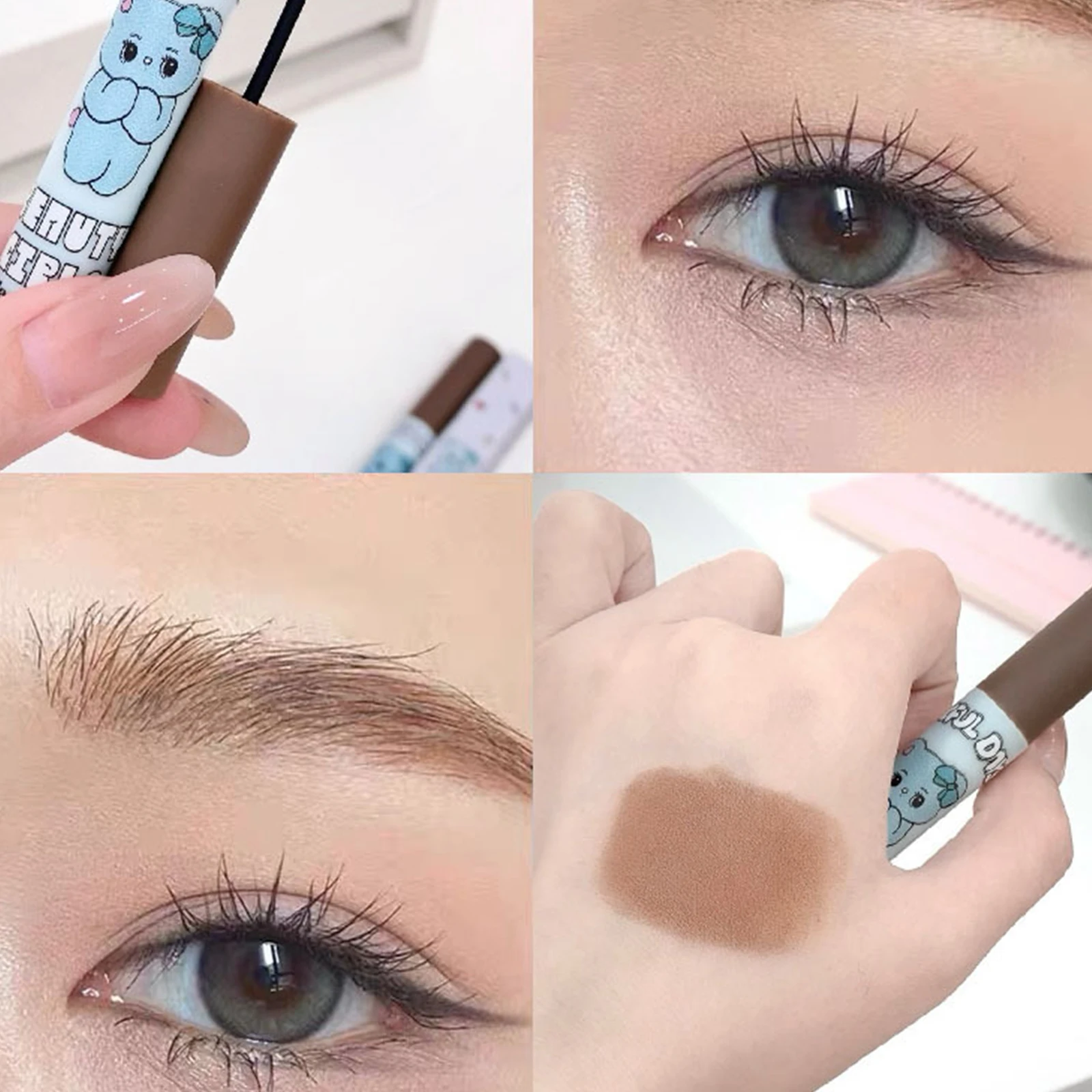 

Waterproof Natural Liquid Dyeing Eyebrow Cream Long Lasting Quick Drying Brown Grey Dyeing Eyebrows Enhancers Makeup Cosmetics