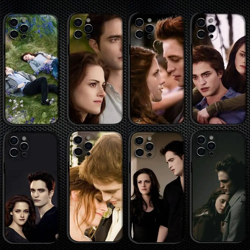 

T-Twilight TV Series Phone Case For iPhone 16,15,14,13,12,11 Plus,Pro Max, Others Soft Black Cover