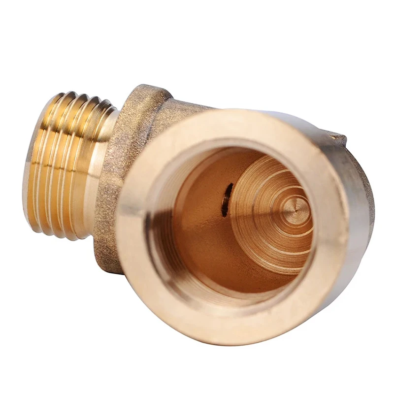 90 Degree Car Oxygen Sensor Adapter Bung M18 Thread x1.5, Brass Car Sensor Extender 90 Degree Connector Accessories