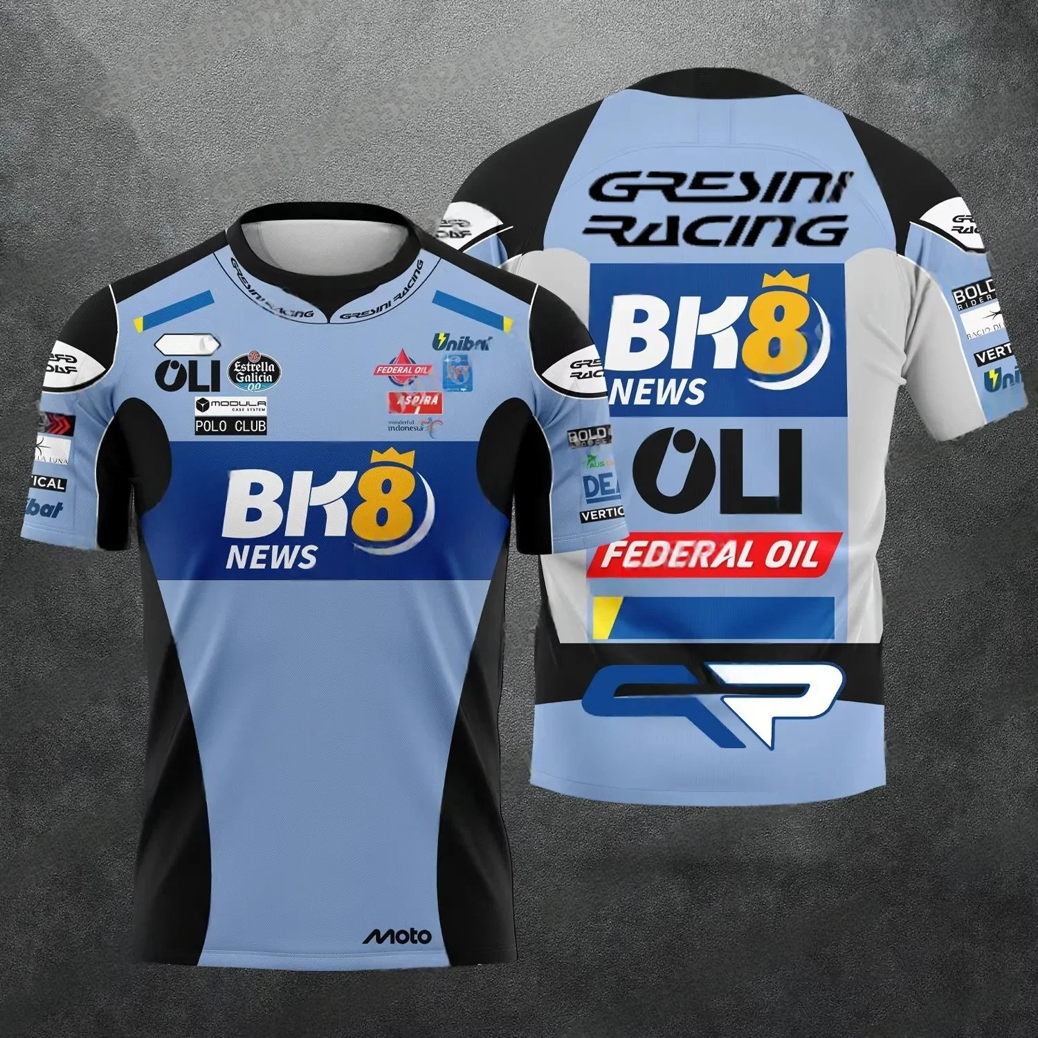 Summer new motorcycle GP racing suit, motorcycle riding jacket, breathable and quick-drying short-sleeved sport street T-shirt