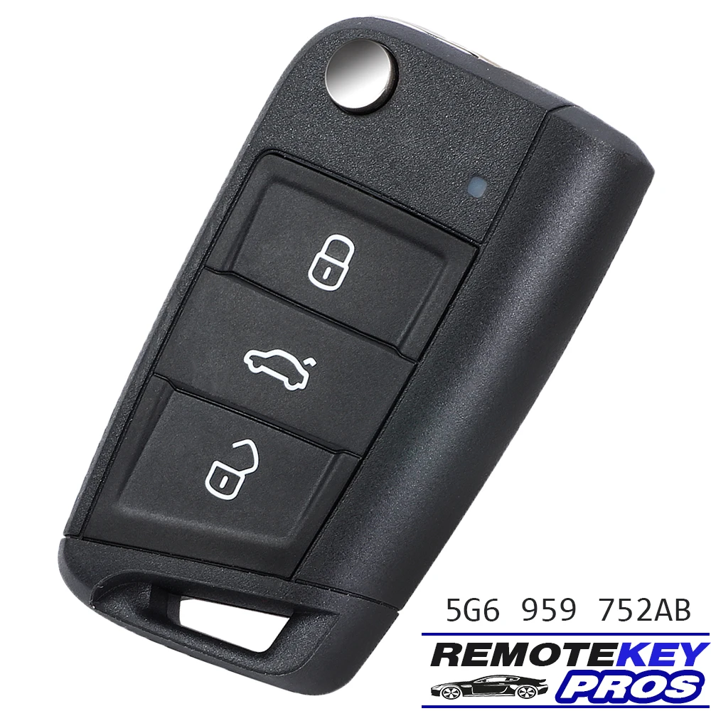 

DIYKEY 5G6 959 752AB /5G0 959 752BC Keyless Go 434MHz MQB ID48 for Volkswagen Golf 7 MK7 for Skoda Octavia Smart Remote Key Fob