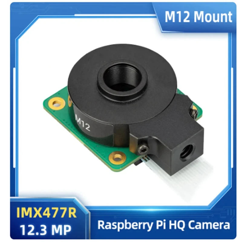 Imagem -04 - Módulo de Câmera com Lentes de Montagem Alta Sensibilidade Suporta Sensor M12 hq Imx477r Raspberry pi 4b