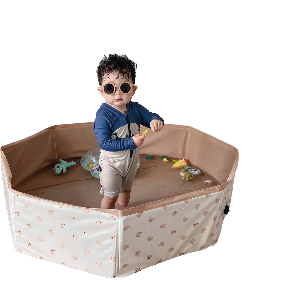 

Wholesale Foldable Indoor/Outdoor Nursery Baby Ocean Ball Play Pond with Sand Pit Swimming Pool & Accessories Bathing Swimming