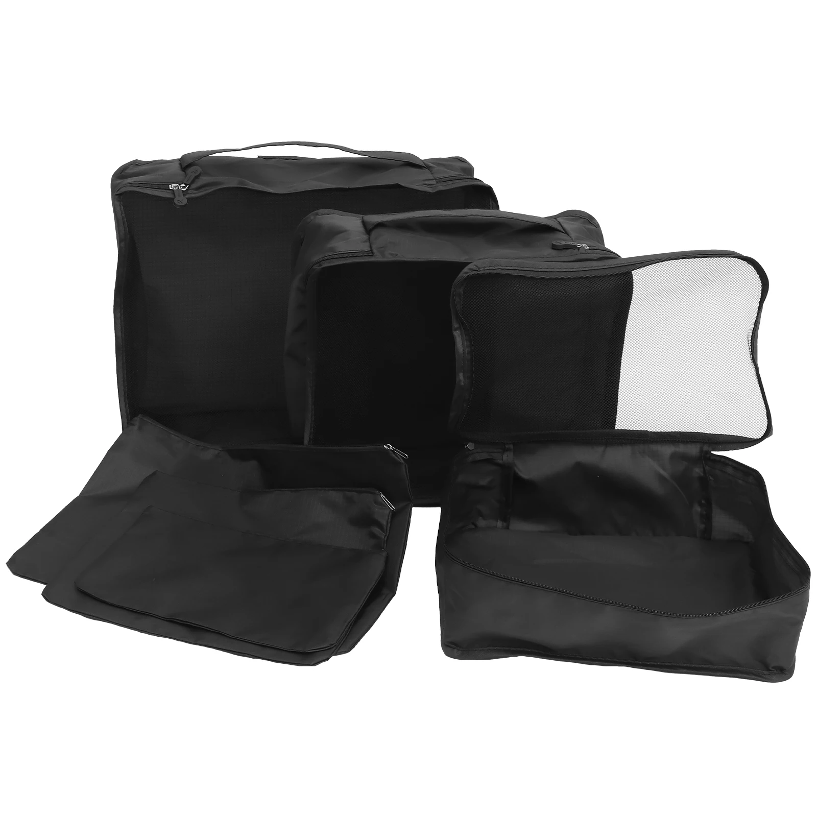 

1 set Black Boxes for Luggage Wardrobe Window Design Foldable Clothes Bags Large Capacity Storage Solutions Clothes Storage Bag