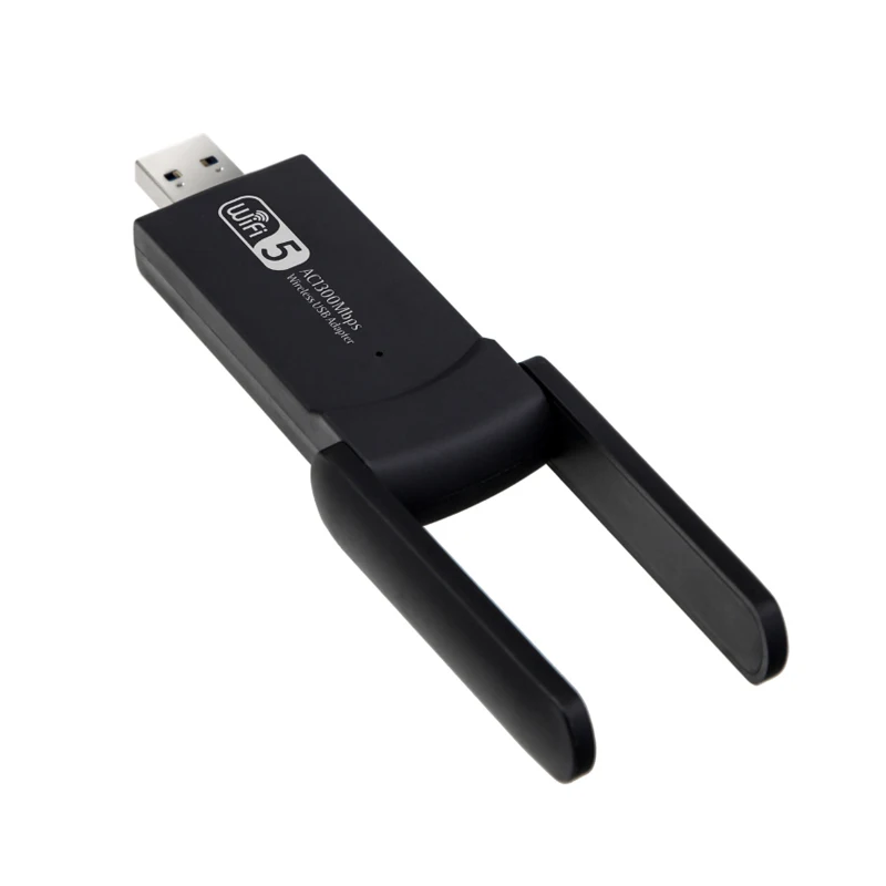 Game USB Card 1300M Wireless WIFI USB network Adapter Transmit/Receive WiFi External Antenna Wireless Dongle Dual Band 2.4G 5G