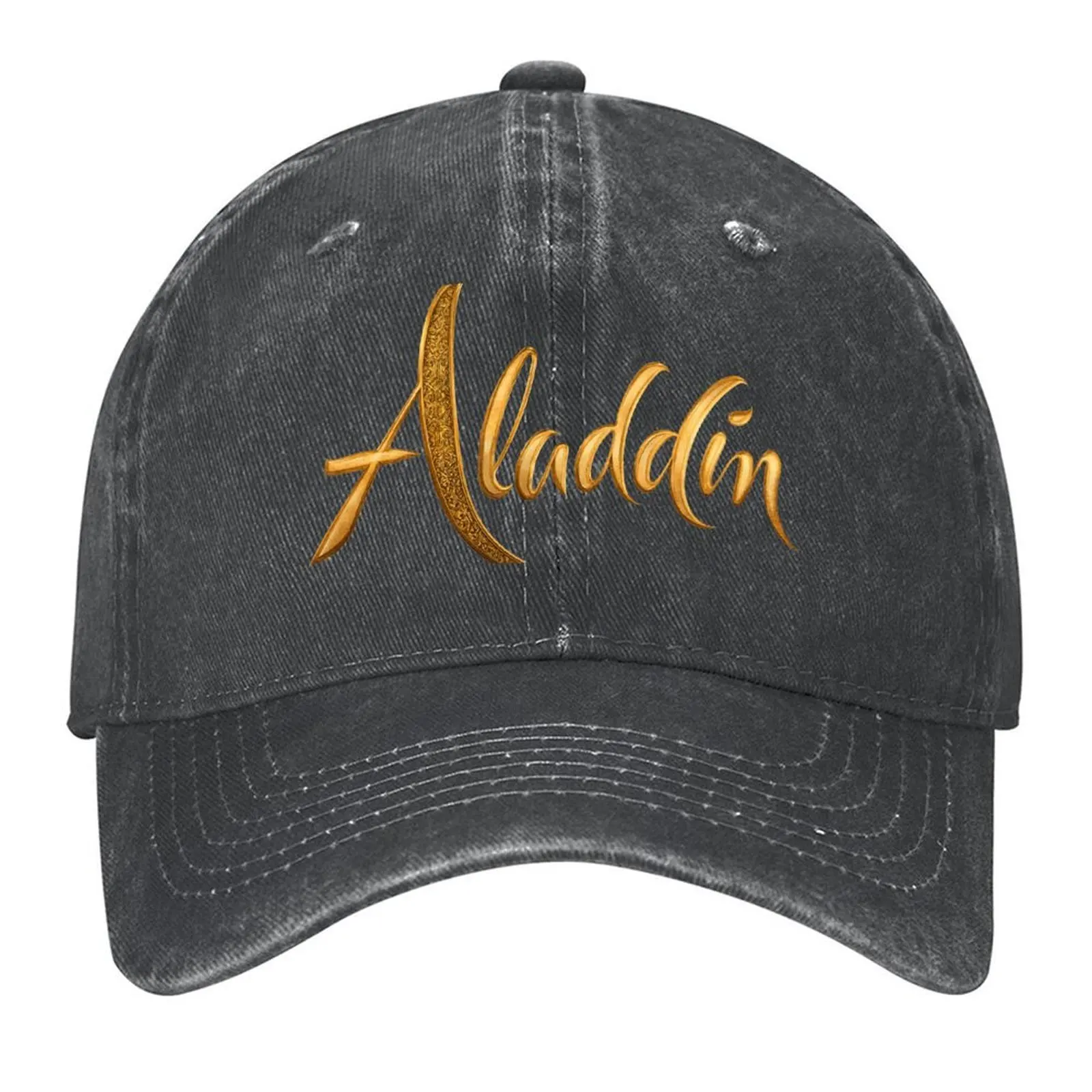 

Aladdin Logo Baseball Cap birthday Hat Man Luxury Snap Back Hat Streetwear For Girls Men's