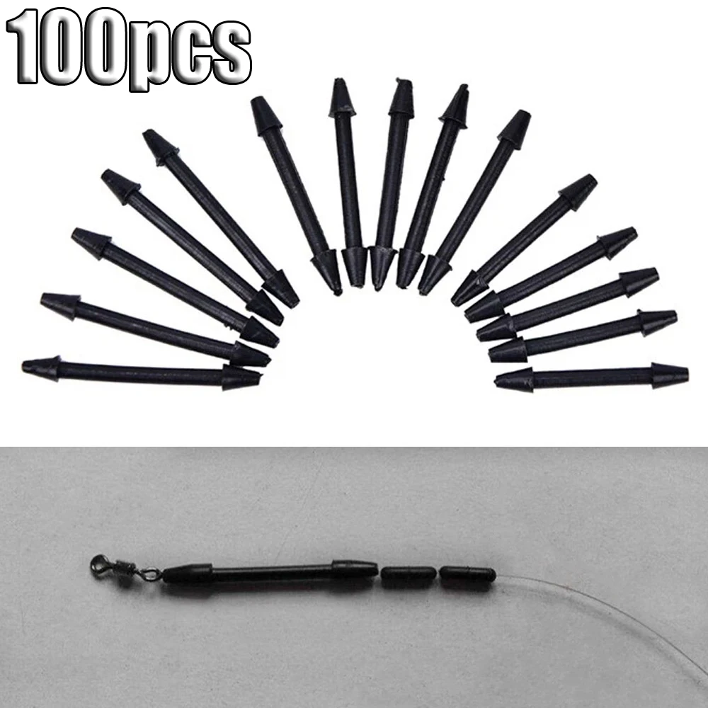 

100pcs Fishing Line Hera Lead Sheath Tube 13mm 15mm 17mm Plastic Lead Sheet Rod Seat Hand Rod Fish Tackle Tool Accessories