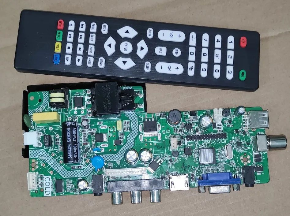 Freies verschiffen!! P40-53V 3,6 Drei in einem TV motherboard kompatibel mit verschiedenen bildschirme