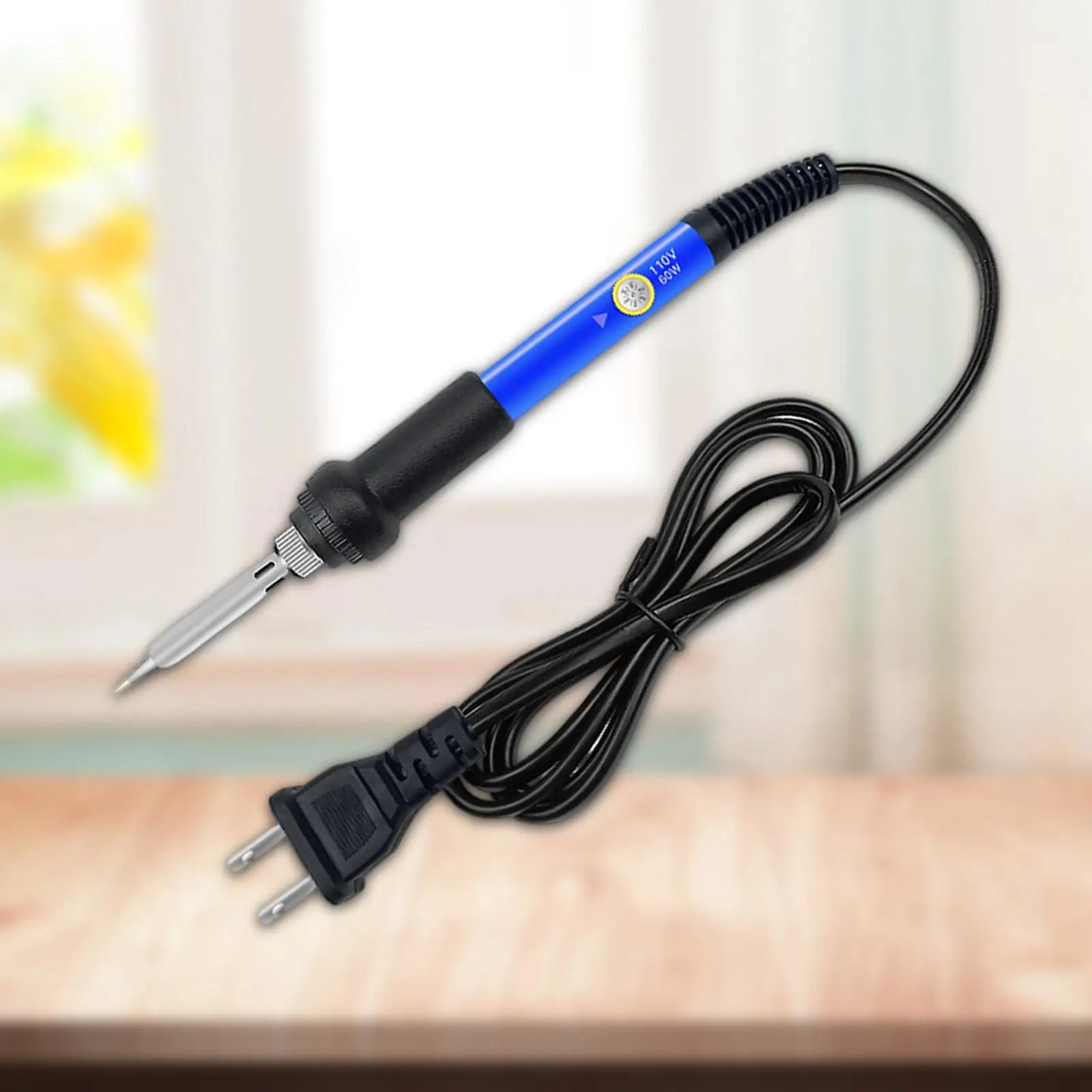 Electric Soldering Iron 60W Adjustable Temperature Welding Soldering Iron, Soldering Applicance for Household Welding Tools-US