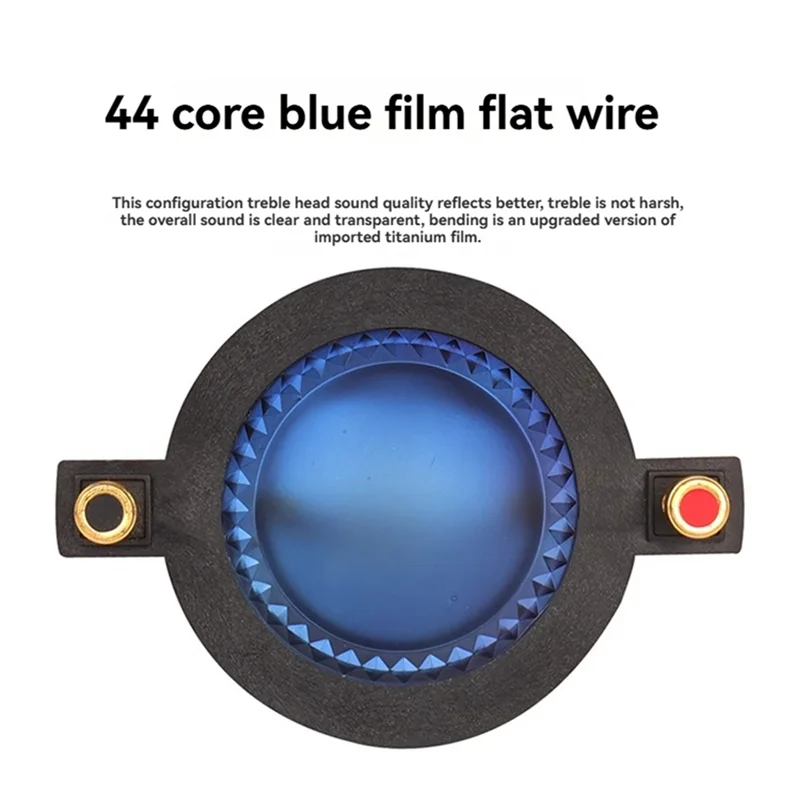 A93P Hochwertige Hochtöner Schwingspule Blauer Film Flachdraht Hochtönerbaugruppe Hochwertige 44-Core-Hochtönerkomponenten